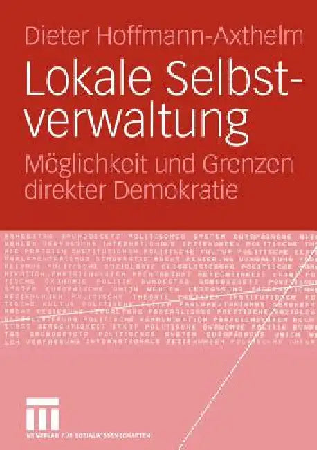 Lokale Selbstverwaltung (English, Dieter Hoffmann-Axthelm)