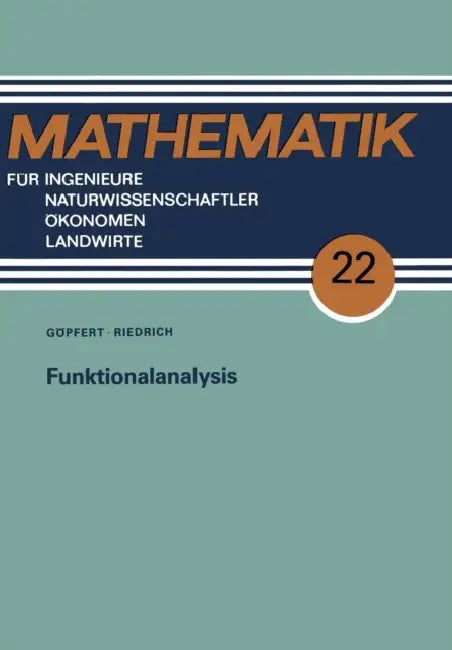 Buy Funktionalanalysis (English, Alfred Göpfert) — BookShops.in