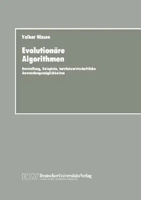 Evolutionäre Algorithmen (English, Volker Nissen)