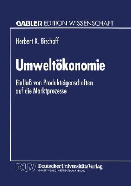Buy Umweltökonomie (English, Herbert K. Bleuelff) — BookShops.in