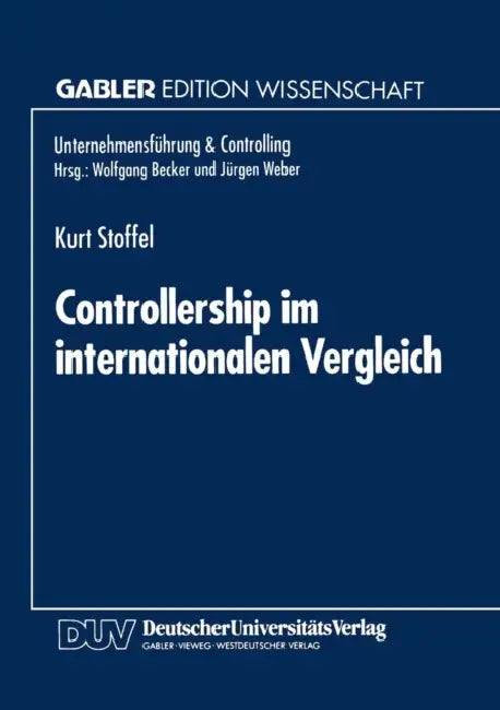 Buy Controllership Im Internationalen Vergleich (English, Kurt Stoffel) — BookShops.in