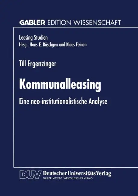 Kommunalleasing (English, Till Ergenzinger)