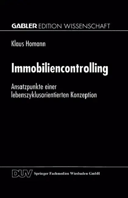 Buy Immobiliencontrolling (English, Klaus Homann) — BookShops.in