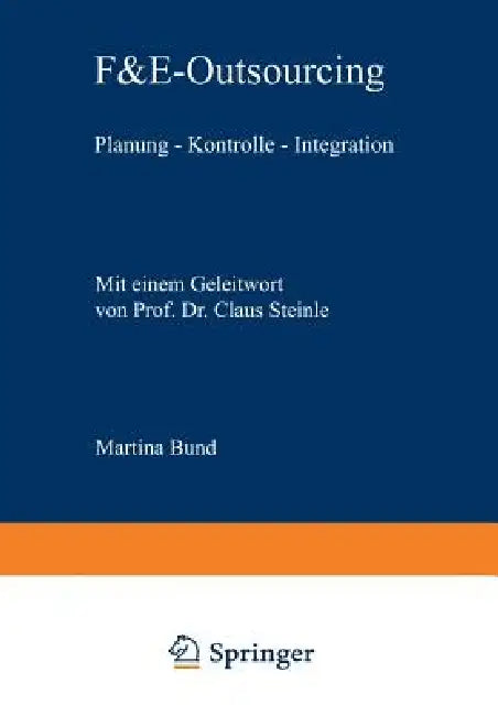 Buy F&e-Outsourcing (English, Martina Bund) — BookShops.in