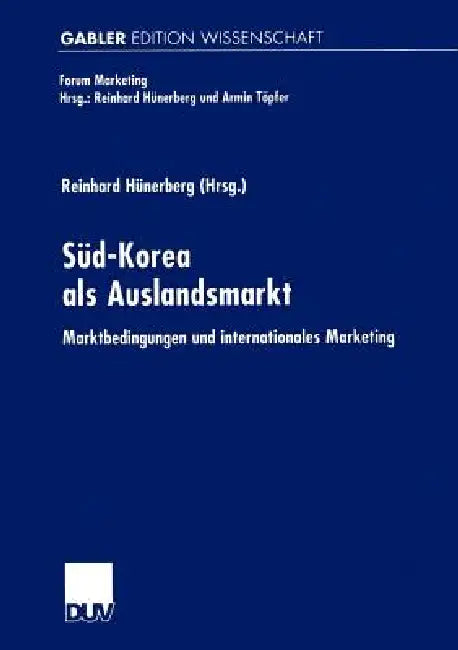 Süd-Korea ALS Auslandsmarkt (English, Reinhard Hünerberg)