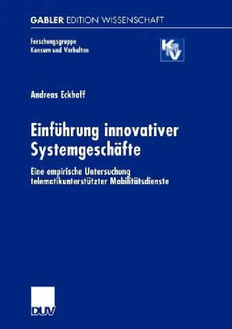 Buy Einführung Innovativer Systemgeschäfte (English, Andreas Eckhoff) — BookShops.in