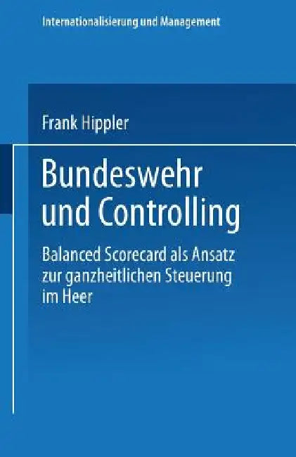 Buy Bundeswehr Und Controlling (English, Frank Hippler) — BookShops.in