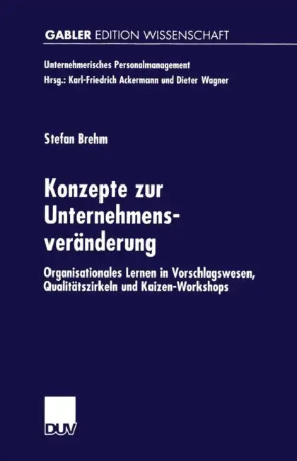 Buy Konzepte Zur Unternehmensveränderung (English, Stefan Brehm) — BookShops.in