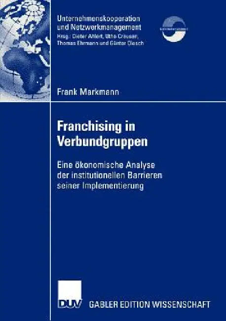 Buy Franchising in Verbundgruppen (English, Frank Markmann) — BookShops.in
