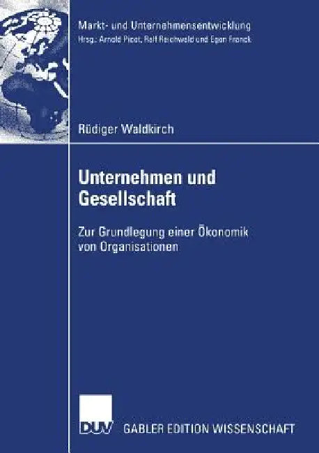 Unternehmen Und Gesellschaft (English, Rüdiger Waldkirch)