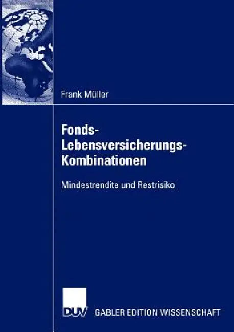 Buy Fonds-Lebensversicherungs-Kombinationen (English, Frank Müller) — BookShops.in