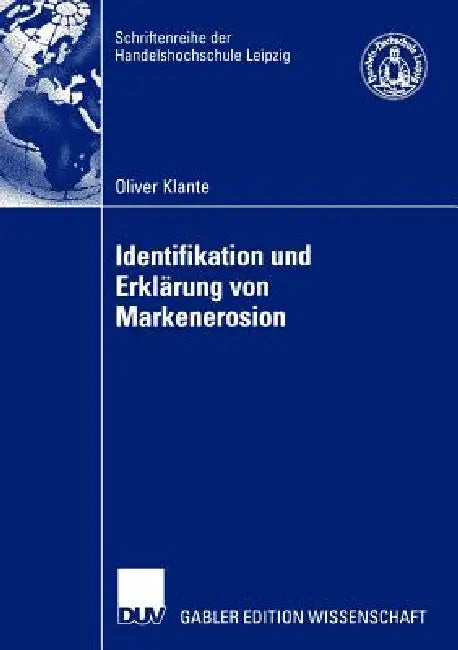 Buy Identifikation Und Erklärung Von Markenerosion (English, Oliver Klante) — BookShops.in