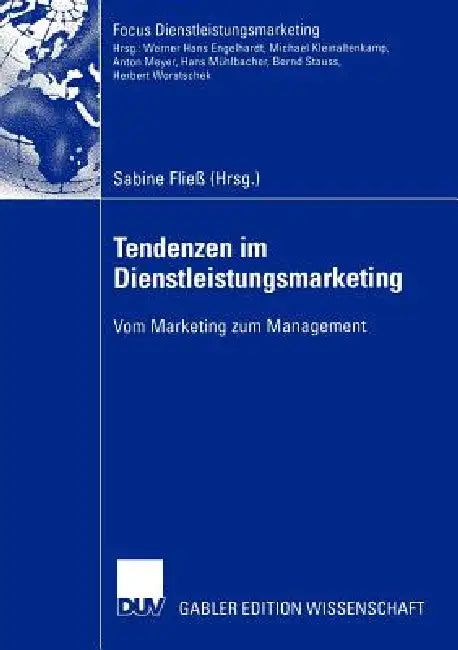 Buy Tendenzen Im Dienstleistungsmarketing (English, Sabine Fließ) — BookShops.in