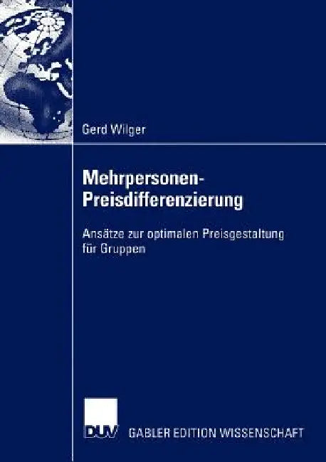 Mehrpersonen-Preisdifferenzierung (English, Gerd Wilger)