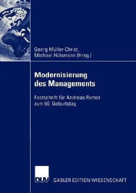 Buy Modernisierung Des Managements (English, Georg Müller-Christ | Michael Hülsmann) — BookShops.in