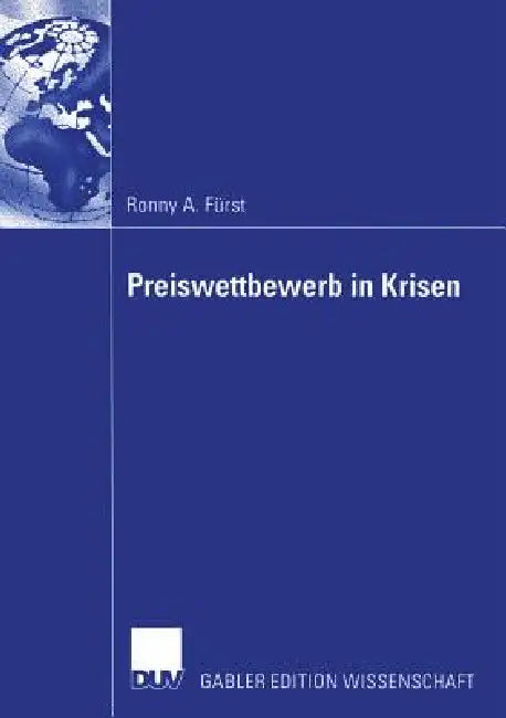 Preiswettbewerb in Krisen (English, Ronny Fürst)