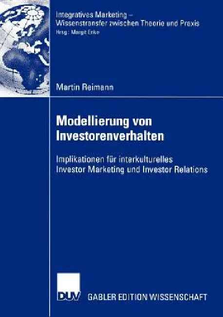 Buy Modellierung Von Investorenverhalten (English, Martin Reimann | Prof Dr Margit Enke) — BookShops.in