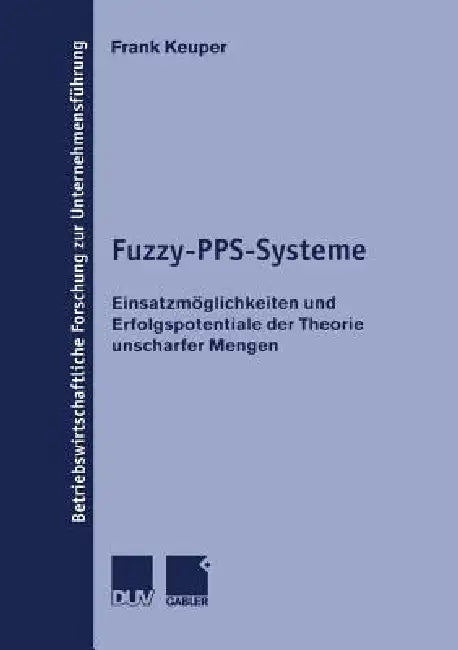 Buy Fuzzy-Pps-Systeme (English, Frank Keuper) — BookShops.in