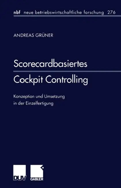 Buy Scorecardbasiertes Cockpit Controlling (English, Andreas Grüner) — BookShops.in