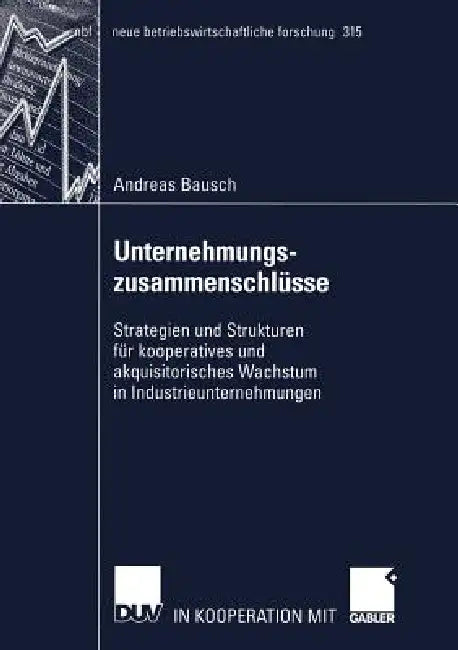 Unternehmungszusammenschlüsse (English, Andreas Bausch)