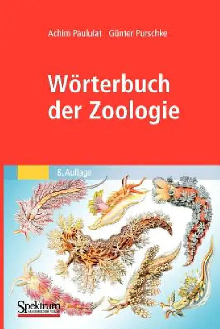 Wörterbuch Der Zoologie (English, Achim Paululat | Günter Purschke)