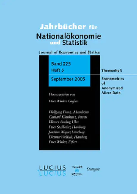 Buy Econometrics of Anonymized Micro Data (English, Winfried Pohlmeier | Gerd Ronning | Joachim Wagner) — BookShops.in