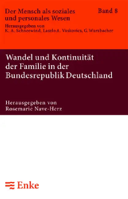 Buy Wandel Und Kontinuität Der Familie in Der Bundesrepublik Deutschland (English, Rosemarie Nave-Herz) — BookShops.in