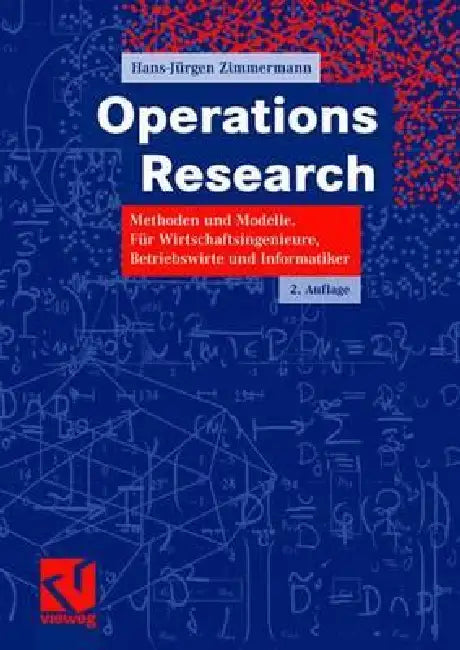Operations Research (English, Hans-Jürgen Zimmermann)