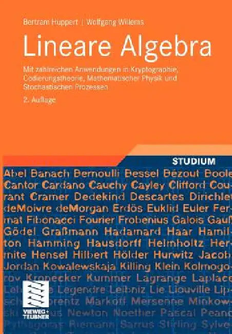 Buy Lineare Algebra (English, Bertram Huppert | Wolfgang Willems) — BookShops.in