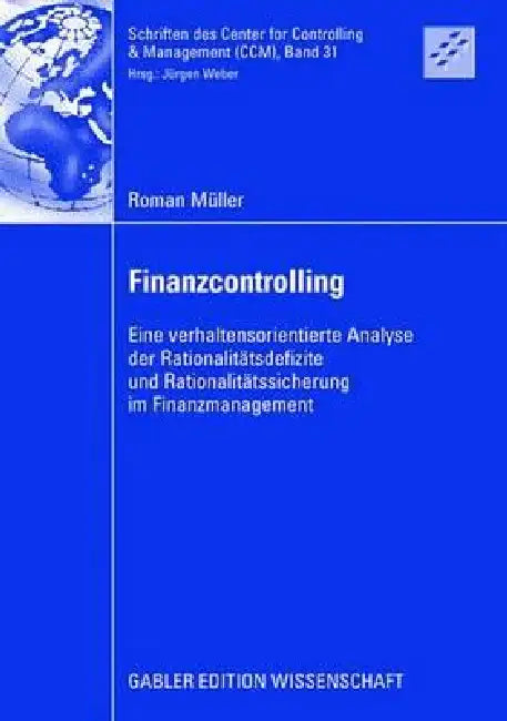 Finanzcontrolling (English, Roman Müller | Prof Dr Dr H. C. Jürgen Weber)