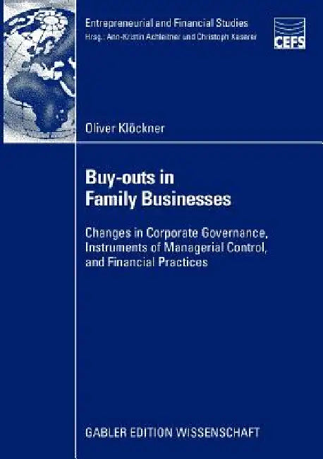 Buy Buy-Outs in Family Businesses (English, Oliver Klöckner) — BookShops.in
