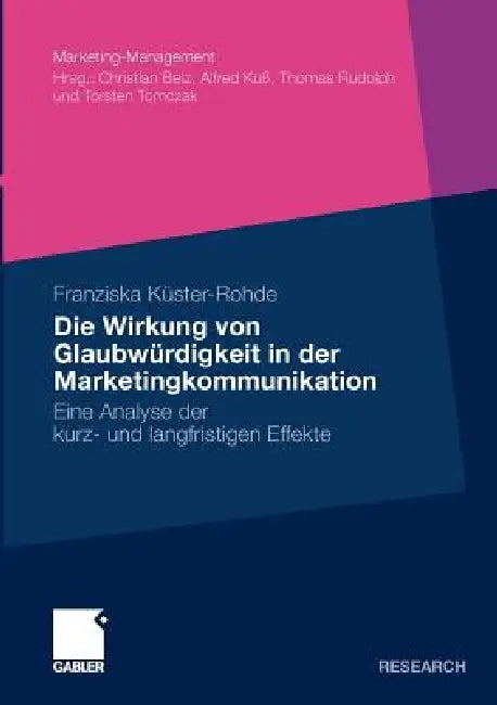 Buy Die Wirkung Von Glaubwürdigkeit in Der Marketingkommunikation | by Franziska Küster-Rohde | Prof Dr Martin Eisend | Gabler Verlag | by Franziska Küster-Rohde | Prof Dr Martin Eisend | Gabler Verlag | by Franziska Küster-Rohde | Prof Dr Martin Eisend | Gabler Verlag | by Franziska Küster-Rohde | Prof Dr Martin Eisend | Gabler Verlag | by Franziska Küster-Rohde | Prof Dr Martin Eisend | Gabler Verlag | by Franziska Küster-Rohde | Prof Dr Martin Eisend | Gabler Verlag | by Franziska Küster-Rohde |  — BookShops.in