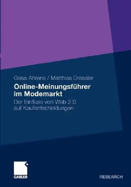 Buy Online-Meinungsführer Im Modemarkt (English, Gesa Ahrens | Matthias Dressler) — BookShops.in