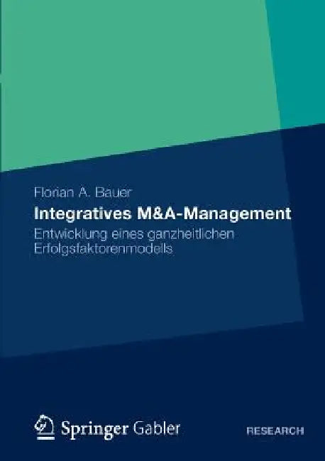 Buy Integratives M&a-Management (English, Florian Bauer) — BookShops.in