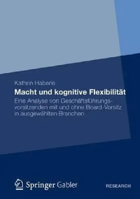 Buy Macht Und Kognitive Flexibilität (English, Kathrin Haberle) — BookShops.in