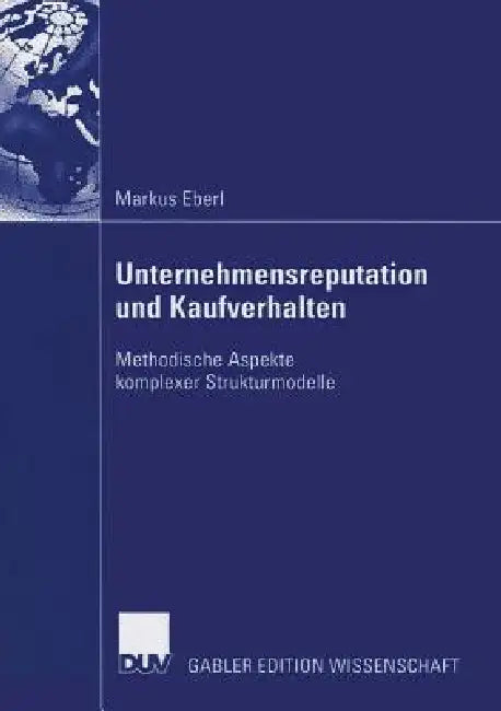 Buy Unternehmensreputation Und Kaufverhalten (English, Markus Eberl | Prof Dr Manfred Schwaiger) — BookShops.in