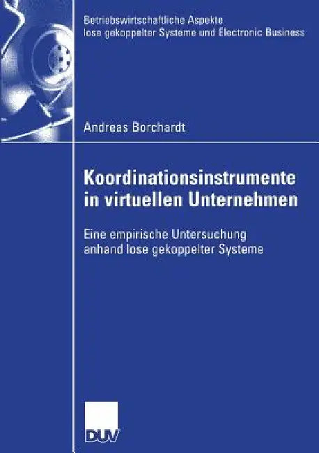 Koordinationsinstrumente in Virtuellen Unternehmen (English, Andreas Borchardt | Prof Dr Günter Endruweit)