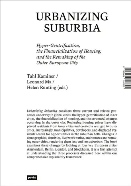 Buy Urbanizing Suburbia (English, Tahl Kaminer | Maros Krivy | Leonard Ma) — BookShops.in
