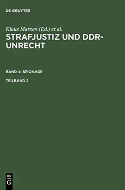 Buy Strafjustiz und DDR-Unrecht. Band 4 (English, Klaus Marxen) — BookShops.in