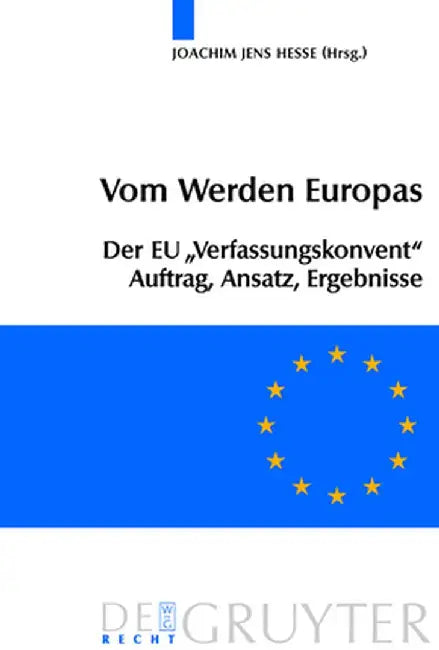 Buy Vom Werden Europas (English, Joachim Jens Hesse) — BookShops.in