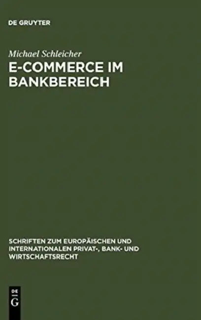 Buy E-Commerce im Bankbereich (English, Michael Schleicher) — BookShops.in