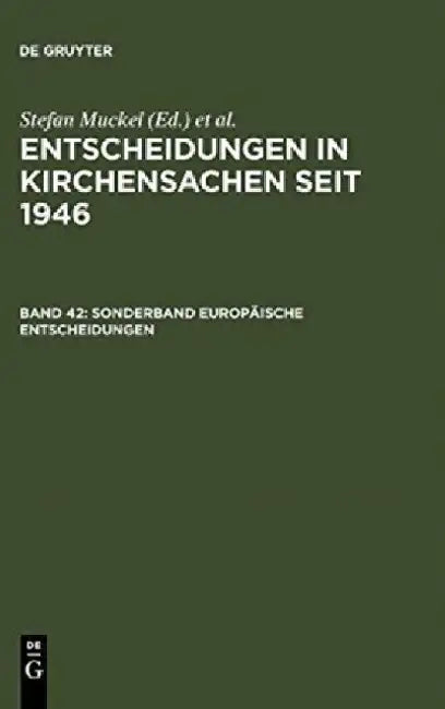 Buy Sonderband Europaische Entscheidungen (English, Carl J. Hering) — BookShops.in