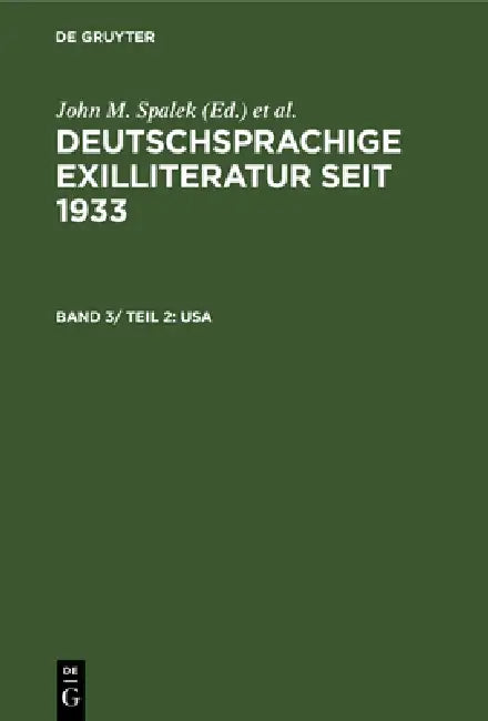 Buy USA (English, John M. Spalek | Konrad Feilchenfeldt | Sandra H. Hawrylchak) — BookShops.in