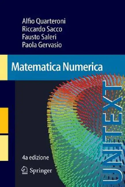 Buy Matematica Numerica (English, Alfio Quarteroni | Riccardo Sacco | Fausto Saleri) — BookShops.in