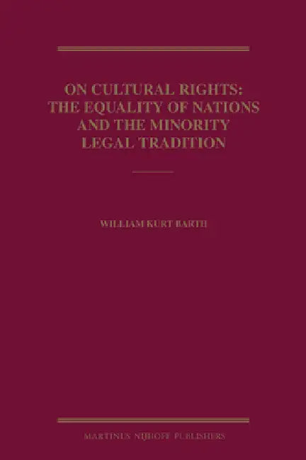 Buy On Cultural Rights (English, William Kurt Barth) — BookShops.in