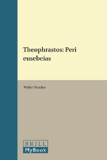 Theophrastos (English, Walter Pötscher)