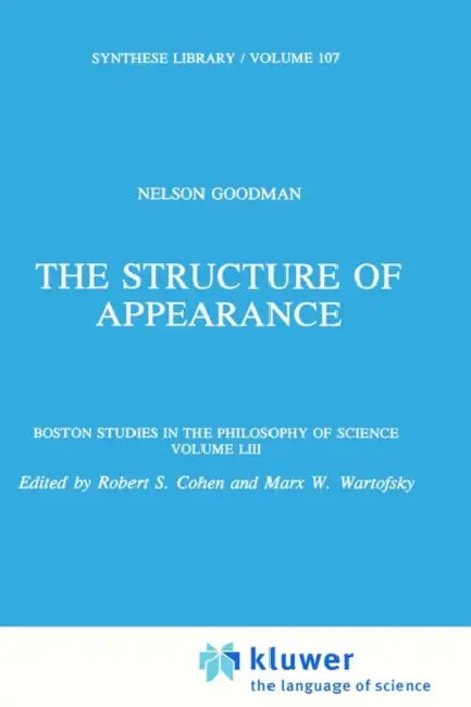 The Structure of Appearance (English, Nelson Goodman | Geoffrey Hellman)