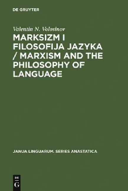 Buy Marksizm i filosofija Jazyka / Marxism and the Philosophy of Language (English, Valentin N. Volosinov) — BookShops.in