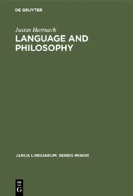 Buy Language and Philosophy (English, Justus Hartnack) — BookShops.in