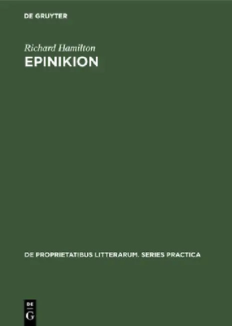 Buy Epinikion (English, Richard Hamilton) — BookShops.in